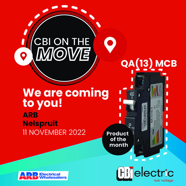 CBI On the move at ARB Nelspruit CBIelectric (Circuit Breaker